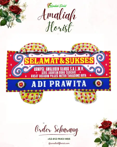 Papan Bunga Ucapan Selamat Woyla Barat